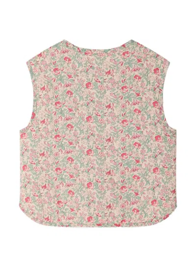 Bonpoint Elbie フローラル ノースリーブジャケット In Multi