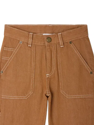 Bonpoint Gael サイドポケット パンツ In Brown