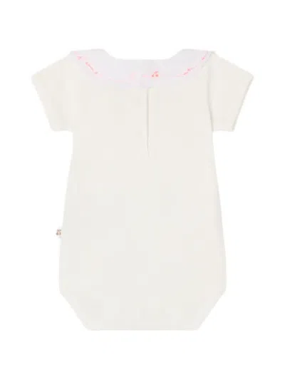 Bonpoint June Mc ラッフル ボディスーツ In White