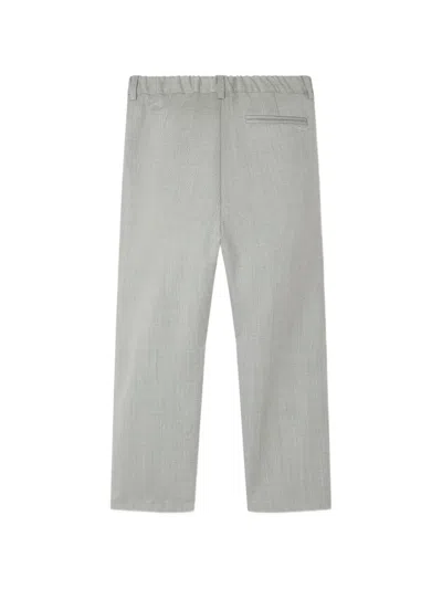 Bonpoint ボタン プリーツパンツ In Gray