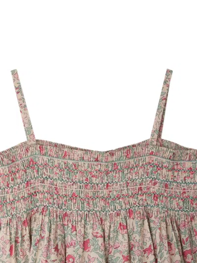 Bonpoint Appoline スモッキング フローラル トップ In Multi