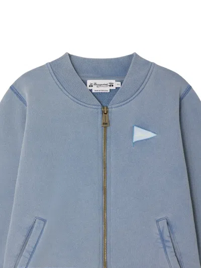 Bonpoint Loreto ジップアップ スウェットシャツ In Blue