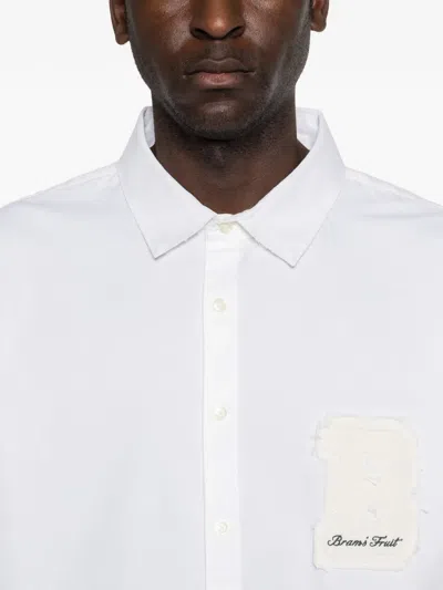 Bram's Fruit Short-sleeve Shirt In White