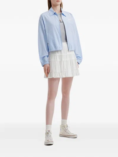 Chocoolate Striped Zip-up Jacket In Multi