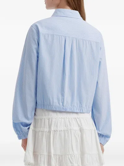 Chocoolate Striped Zip-up Jacket In Multi