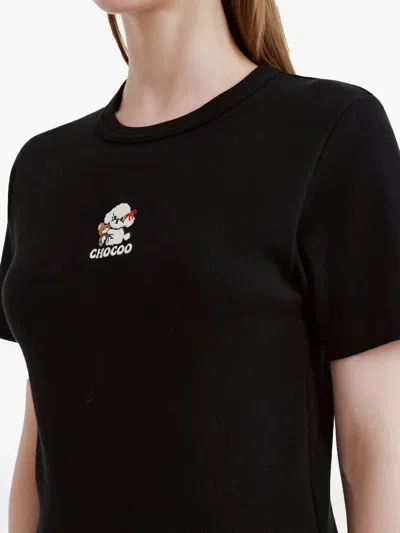 Chocoolate Embroidered-logo T-shirt