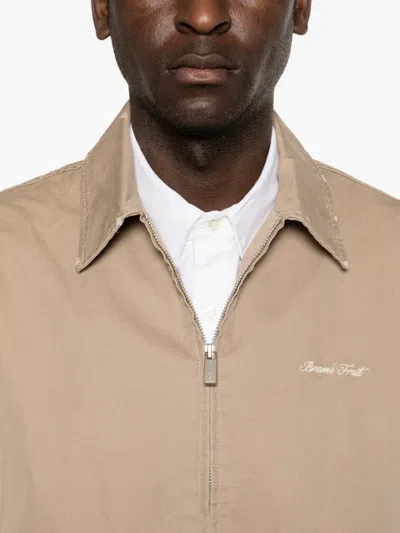 Bram's Fruit Zip-up Jacket In Neutral