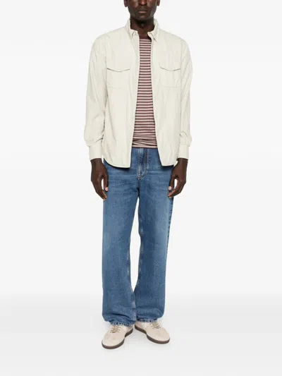 Aspesi Mod. 13 フラップポケット シャツ In Neutral