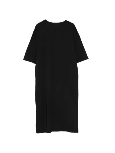Msgm Logo-print Dress In Black