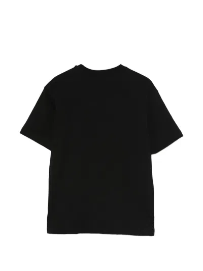 Msgm Logo-detail T-shirt In Black