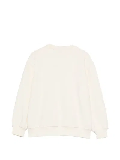 Msgm Crew-neck Sweatshirt In Neutral