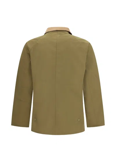 Barbour Ashby Button Pocket Jacket In Green