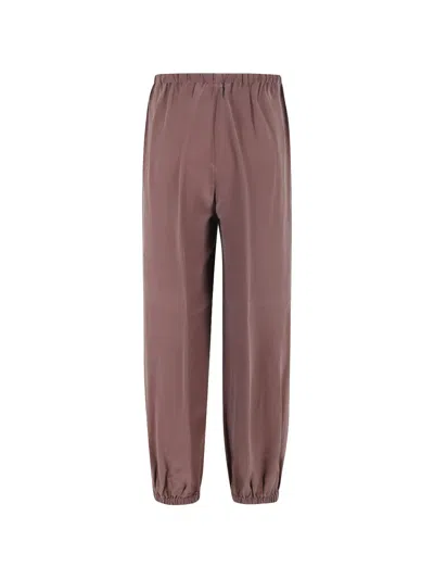 Seventy Drawstring Casual Pants In Brown