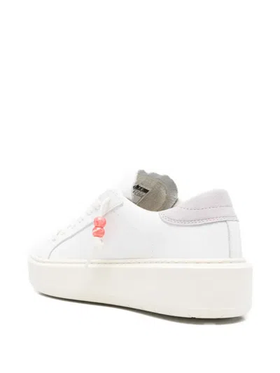 Date Hill Low Platform Sneakers In White