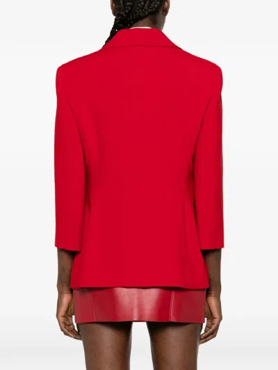 Givenchy Button Blazer In Purple