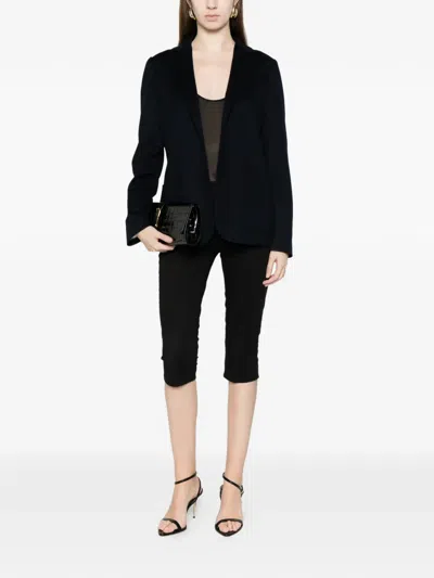 Kiton Single-breasted Blazer In Blue