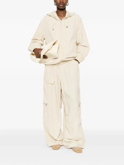 Etudes Studio Cargo Trousers In Neutral