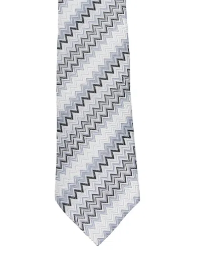 Missoni Zigzag-pattern Tie In Pattern