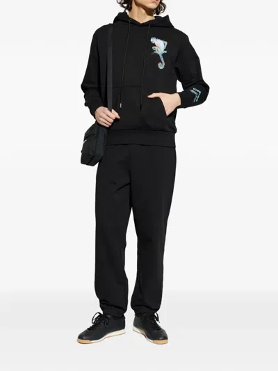 Iceberg Drawstring Trousers In Black