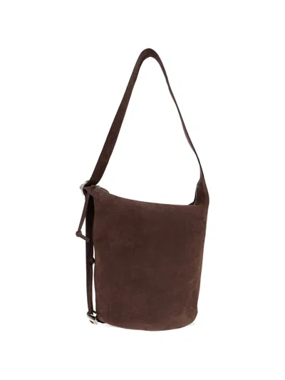 Loewe Loop Leathet Shoulder Bag In Red