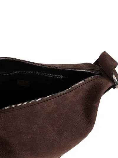 Loewe Loop Leathet Shoulder Bag In Red