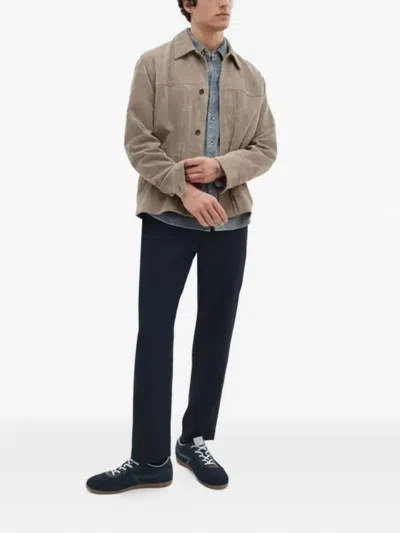Rag & Bone Polo-collar Jacket In Neutral