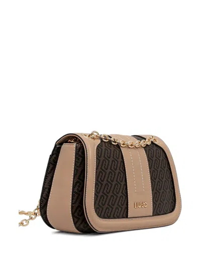 Liu •jo Chain Patterned Satchel In White