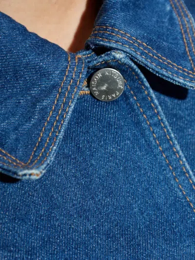 Maison Kitsuné Buttoned Jacket In Blue