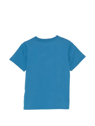 Stella Mccartney Logo-detail T-shirt In Blue