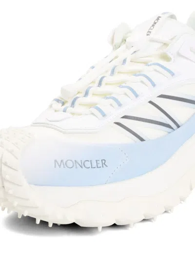 Moncler Trailgrip Sneakers In Technical Fabric And Mesh With Side Lettering Logo In Multi