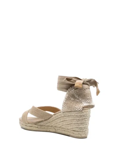 Castaã±er Bailey Cross-strap Beaded Espadrilles In Multi