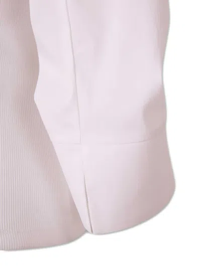 Veronica Beard Junia Long-sleeves T-shirt In White