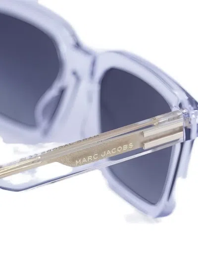 Marc Jacobs Square Sunglasses In Orange