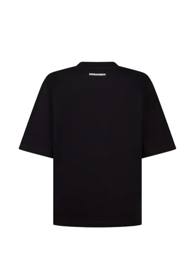Dsquared2 Iconique T-shirt In Black