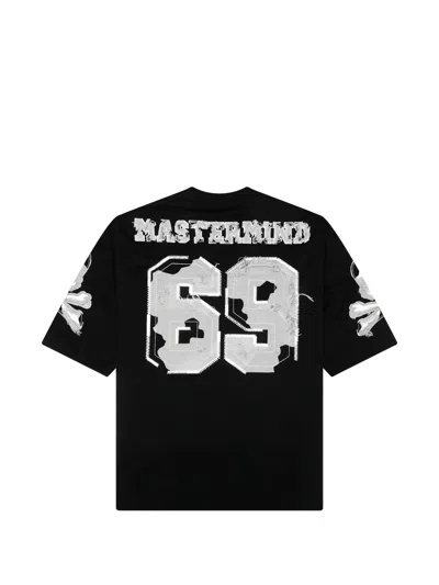 Mastermind Japan Distressed Patch T-shirt In Black