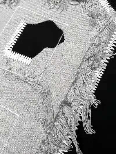 Mastermind Japan Distressed Patch T-shirt In Black