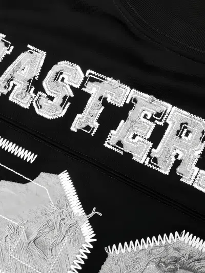 Mastermind Japan Distressed Patch T-shirt In Black