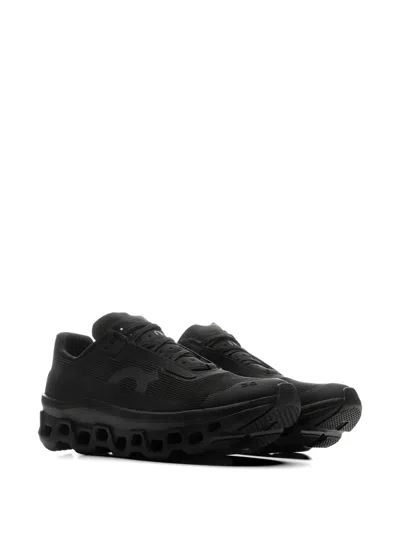 On Cloudmster Black Low Sneaker In Multi
