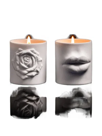L'objet Small Le Duo Candle Set In White