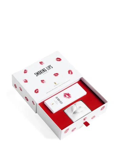 L'objet Smoking Lips Incense Set In White