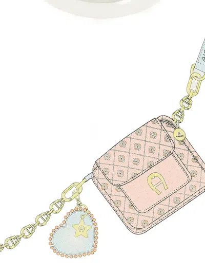 Aigner Graphic T-shirt In White