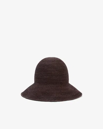 Janessa Leone Teagan Bucket Hat In Brown