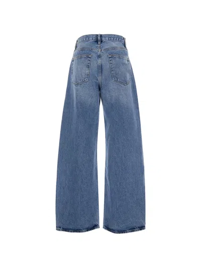 Frame Jeans With Belt Loops In Blue