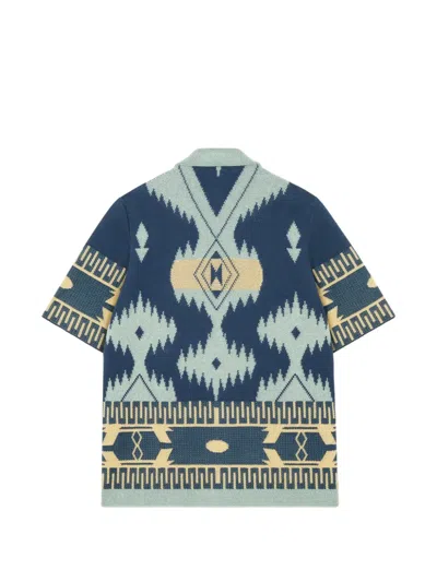 Alanui Patterned Shirt In Blue