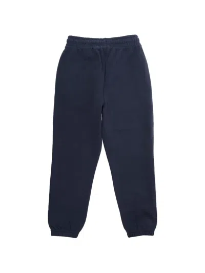 Off-white Drawstring Logo-print Track Pants In Blue