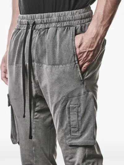 Thom Krom Cargo Drawstring Pants In Gray