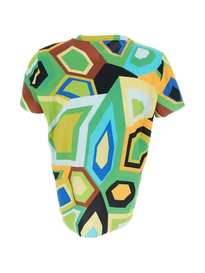 Irie Geometric Print T-shirt In Multi
