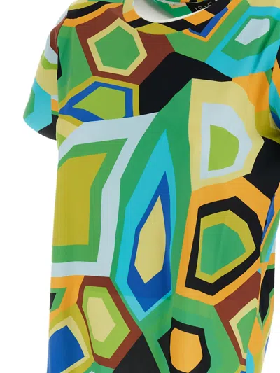 Irie Geometric Print T-shirt In Multi