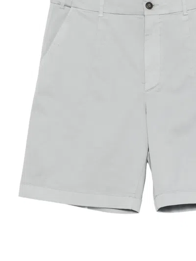 Eleventy Front-pockets Chino Shorts In Blue