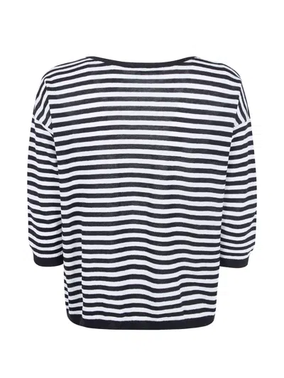 Base Striped Sweater In Multi